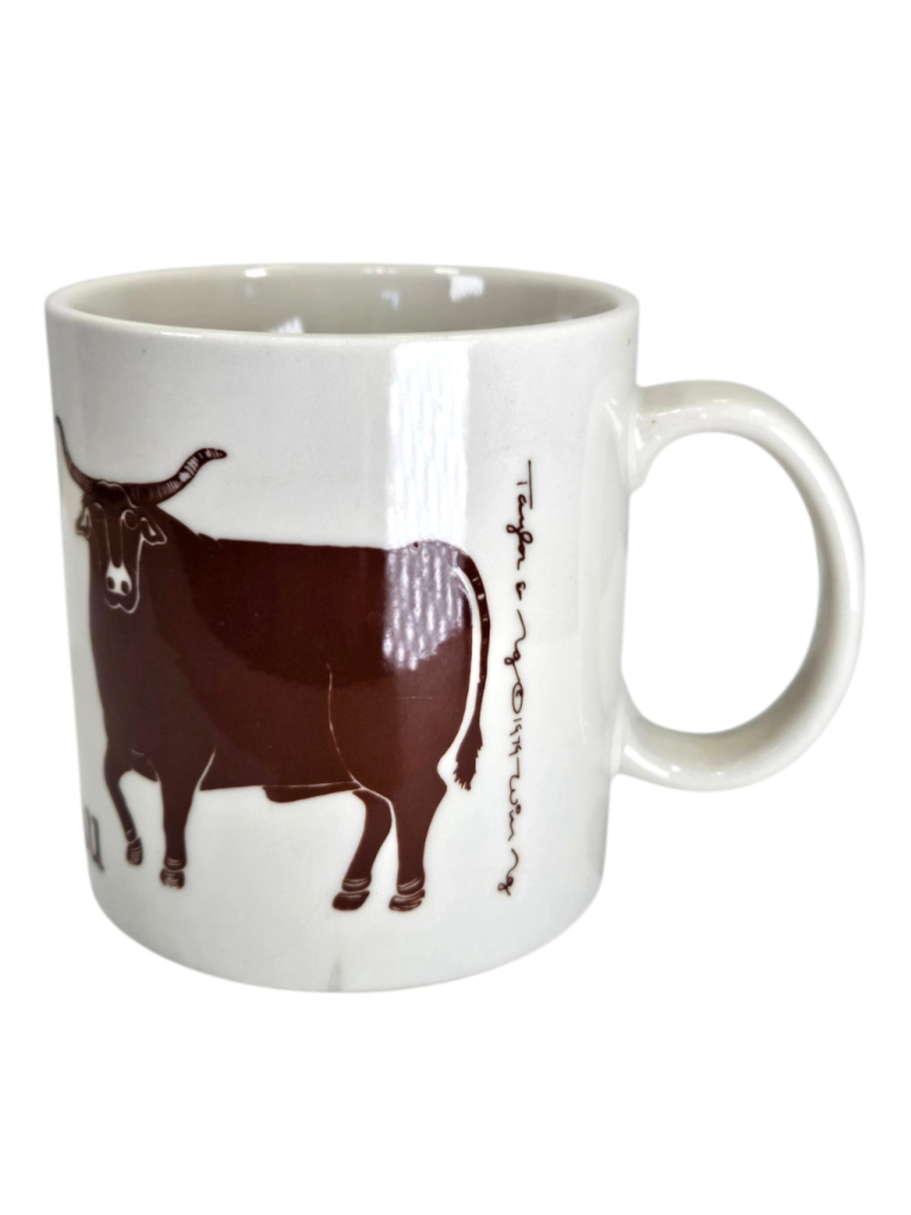 Vintage Le Taureau Bull Coffee Mug 1978 Taylor & Ng Made in Japan Farm House - Picture 4 of 6
